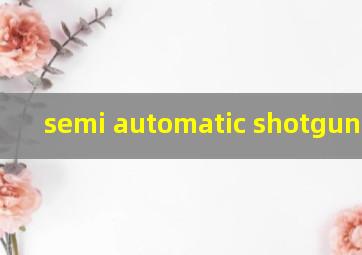  semi automatic shotgun